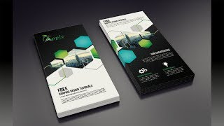 Creative DL Flyer Design  Adobe Photoshop Tutorial [upl. by Galanti]