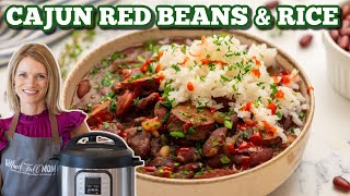 Instant Pot Red Beans and Rice  Using Dried Beans [upl. by Gris]