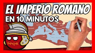 ✅ El IMPERIO ROMANO en 10 minutos  Resumen de la historia de la ANTIGUA ROMA [upl. by Heinrike]