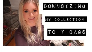 Downsizing my bag collection to just 7 bags  Tag created by MelissaAdamsWade [upl. by Yanehs471]