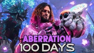 Can I Beat Aberration In 100 Days Ark Survival Ascended [upl. by Marijane280]