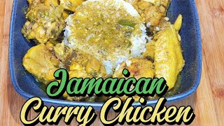 How to make Delicious Jamaican Curry Chicken Recipe [upl. by Ailime]