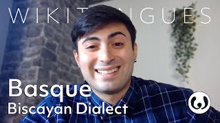 The Basque language casually spoken  Andrew speaking Biscayan  Wikitongues [upl. by Araf]