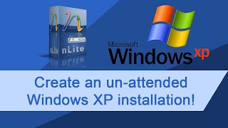 How to Windows XP unattended with Nlite 1080p [upl. by Aivizt]