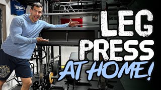 How to Set Up a Leg Press at Home With Lever Arms [upl. by Sitoeht]