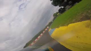 Darley Moor 100923 CB500 amp Lightweights Race 2 incl Crash [upl. by Reerg]