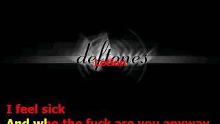 Deftones Lotion Karaokê [upl. by Eniloj]