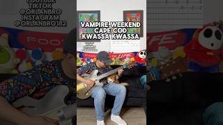 Vampire Weekend  Cape Cod Kwassa Kwassa guitar tutorial [upl. by Gingras]