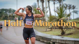 Road To Comrades Marathon Vlog 2 MY FIRST HALF MARATHON 211 km [upl. by Atiek]