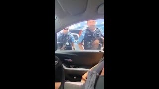 Police smash open socalled sovereign citizen’s window in dramatic arrest [upl. by Guy]