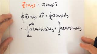 Greens Theorem Proof  Part 2 [upl. by Sane]