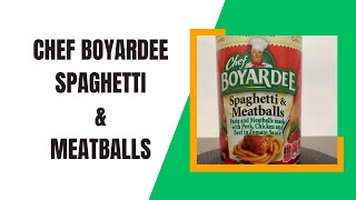 Chef Boyardee Spaghetti and Meatballs [upl. by Marianna952]