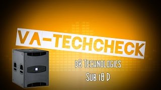 dB Technologies Sub18D [upl. by Hcnarb]