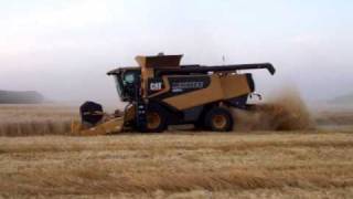 CAT Lexion 580R combines Harvest 09 [upl. by Schechter]