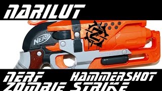 Обзор Nerf  Hammershot  Zombie Strike Нерф  Хаммершот [upl. by Einimod]