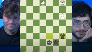 MAGNUS CARLSEN DEFEATS ALIREZA FIROUZJA WITH FOUR QUEENS ON THE BOARD [upl. by Nyvar687]