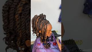 Elegant Short Locs Style with hair added 🫶🏾😫 imaginedragons locsstyles fyp explorepage [upl. by Hanid]