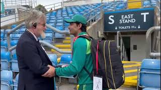 Naseem Shah after Practice Pakistan Vs England 2024 [upl. by Bartolemo]