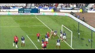 Scotland 00 Norway HIGHLIGHTS 111008 [upl. by Yerocaj499]