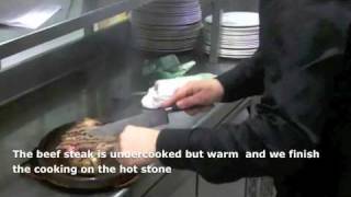 how to cook Beef Steak on Hot stonesVOS [upl. by Ludlew13]