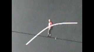 Nik Wallenda Tightrope walked at Niagara Falls [upl. by Fillander67]