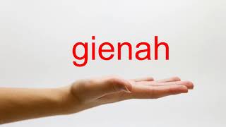 How to Pronounce gienah  American English [upl. by Nod]