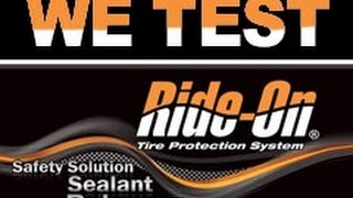 Puncture Prevention with RideOn tire sealant and balancer [upl. by Ococ665]