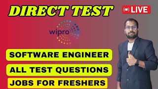 Direct Test Hiring  OFF Campus Drives  2025  2024  2023 Batch Hiring  Wipro Fresher Jobs [upl. by Sharai]