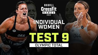 Olympic Total — Women’s Individual Test 9 — 2023 NOBULL CrossFit Games [upl. by Azyl]