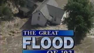 KSDK Great Flood of 93 October 1993 [upl. by Yellac]