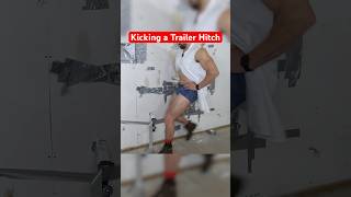 Kicking a Trailer HITCH for Science funny memes comedy [upl. by Ametaf159]