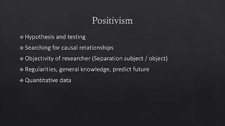 Positivism vs Postpositivism  Introduction [upl. by Eiramannod]