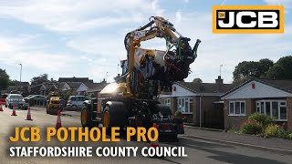 JCB Pothole Pro  Staffordshire County Council amp Amey [upl. by Standice]