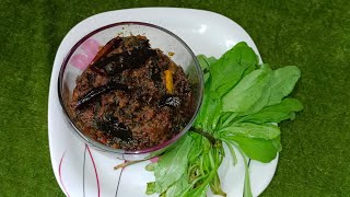 Palakura Ulli Karam Recipe in Telugu పాలకూర ఉల్లికారం తయారీ విధానం [upl. by Dafna261]