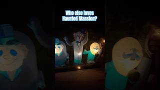 Some awesome Haunted Mansion inflatables at Fort Wilderness Campground shorts disney disneyworld [upl. by Attenrev]