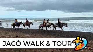 4K THE MAIN DRAG 🏄 Walk amp Tour In Jacó Costa Rica  Super Popular Party Town costarica tourism [upl. by Ydur]