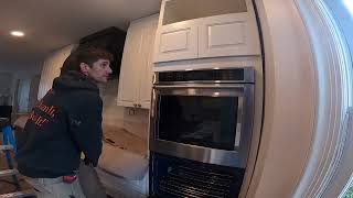 Installing a wall oven [upl. by Goldin]