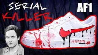 SERIAL KILLER AIR FORCE 1 CUSTOM  Jordan Vincent [upl. by Nyletak91]