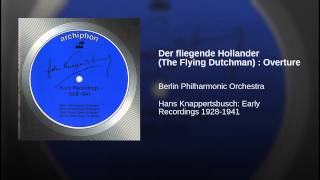 Der fliegende Hollander The Flying Dutchman  Overture [upl. by Aissak982]