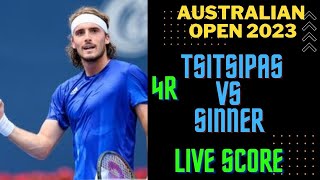 Tsitsipas vs Sinner  Australian Open 2023 Live Score [upl. by Biron]