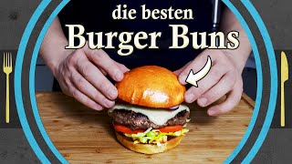 Das beste BURGER BUN Rezept Punkt Brioche Burger Buns selber machen [upl. by Kiyohara271]