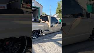 Bagged OBS Silverado Kandy Paint 🍭 on Forgiato Rims droppedtrucks obschevy silverado forgiato [upl. by Knorring]