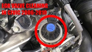 HOW TO CLEAN EGR VALVE IN YOUR HONDA CIVIC 20062010 [upl. by Crandall]