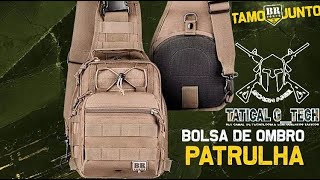 Bolsa de Ombro Patrulha  BR FORCE  Do tamanho do seu EDC [upl. by Selec277]