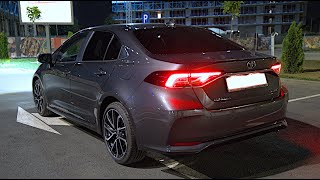 Toyota Corolla Facelift Night Lights Interior Exterior 2024 [upl. by Cyn]