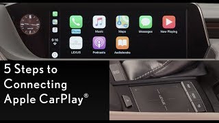 HowTo Connect to Apple CarPlay  Lexus [upl. by Rettuc604]