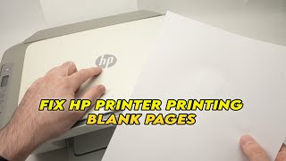 How to Fix Any HP Printer Printing Blank Pages [upl. by Tongue203]