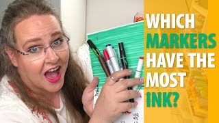 Which Markers Have the Most Ink [upl. by Hguh]