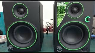 Mackie CR3 Monitor Speakers demo test [upl. by Dnomsad]