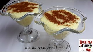 SUTLIJAŠ NA TURSKI NAČIN TURKISH CREAMY RICE PUDDING [upl. by Adiana]